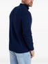 zip-up cotton cardigan